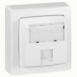 Prise rj45 asl ftp saillie blanc catgorie 6 legrand 086047 blanc