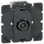 Prise tlvision cliane simple toile blinde compatible 4g et lte - legrand - 067382