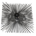 Pro galva energies h�risson en acier carr� pour conduits ma�onn�s et poteries 250 x 250 mm progalva 1609 ...