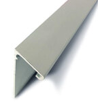 Profil rejet eau � visser pour terrasse alu naturel longueur 2, 5 m dinac 5511030