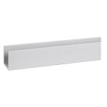 Profil en u 25 x 25 x 2 mm longueur 2 m aluminium duval 41 - 0102 - 3042