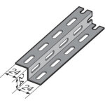 Profil� perfor� z a570 3 m 24x24x24 niedax 016002