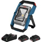 Projecteur led 18v gli 18v - 1900 + 2 batteries 4ah procore + chargeur - bosch - 060144640q