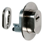Protecteur de cylindre pour serrures  encastrer m5an2 a2p * * laiton nickel - vachette - 12484000