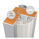 Protection anti - pince doigts euro pare doigt plus longueur 198cm joints 90 et 90mm noir - ellen ? 805404198 ...