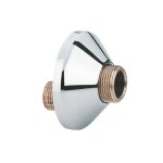 Raccord s avec rosace chrom� � visser grohe 12001000