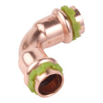 Raccord vsh sudopress cuivre coude 90� ff 35 mm aalberts ips 6670147