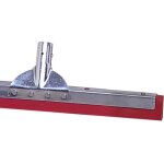 Raclette sol mtal industrie rouge pro 45cm - brosserie thomas - 1451
