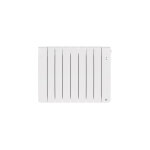 Radiateur chaleur douce bilbao 4 2000w horizontal blanc brillant thermor 493826 blanc