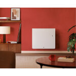 Radiateur  chaleur douce equateur 5 horizontal blanc mat 1000 w thermor 428388 blanc mat