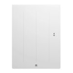 Radiateur chaleur douce kenya 5 horizontale 750 w blanc mat thermor 414728 blanc mat