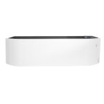 Radiateur connect pilotage intelligent plinthe divali 750w blanc carat - atlantic - 507619