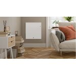 Radiateur lectrique ingenio 4 1500 w horizontal intelligent blanc mat thermor 479325 blanc