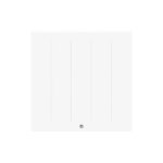 Radiateur lectrique kenya 4 blanc horizontal 1500 w thermor 414720 blanc