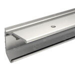 Rail aluminium pour tubel 28 / 28 3 m simple voie mantion 19 / 300