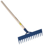 R�teau racloir � b�ton 14 dents emmanch� droit 150 cm outils perrin 514114