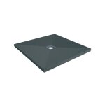 Receveur  carreler 1200 x 1200 x 45 mm panodur classic trou central sans bonde lazer 340120