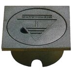 Regard de visite en plastique avec couvercle clipsable 4 passages de cbles forsond rpp