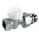 T� de r�glage droit chrom� m�le fer giacomini - r15x034