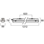 Rglettes tanche resisto ip66 840 qc 5000lm - sylvania - 0010215