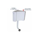 R�servoir d'angle semi - bas � commande interrompable regiplast 400 blanc