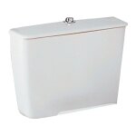 Rservoir simple chasse silencieux aspirambo perfecto poussoir porcher p945101 blanc