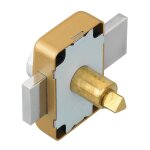 Robert couillet verrou pompier  bouton + triangle 14 mm cylindre 40 mm couillet 570. 14