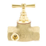 Robinet d'arrt  potence avec purge ff 3 / 4 - garis - r4223