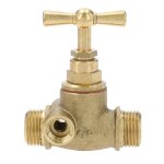 Robinet d'arrêt à potence avec purge mm 1 / 2 - garis - r4322 Robinet d'arrêt à potence avec purge mm 1 / 2 - garis - r4322