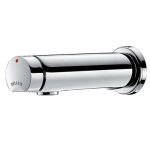 Robinet de lavabo mural temporis temposoft 2 avec brise - jet 1 / 2 - delabie - 741500