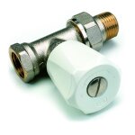 Robinet de radiateur eurosar droit nickel� 1 / 2'' comap 419204