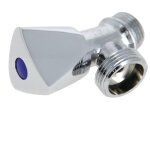Robinet simple de machine à laver 1 / 2 3 / 4 luxe tête laiton chromé - garis - b01 - rmlz Robinet simple de machine à laver 1 / 2 3 / 4 luxe tête laiton chromé - garis - b01 - rmlz