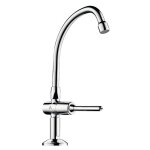 Robinet temporis tempostop pilier  bec col de cygne  levier - delabie - 737202