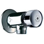 Robinet d'urinoir temporis tempostop mural querre mm 1 / 2'' delabie 778000