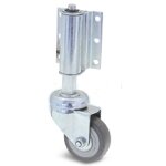 Roulette � ressort d 50 mm gris fixe guitel hervieu 36233