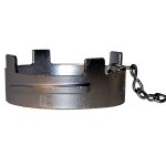 Rpons bouchon sym�trique cadenassable avec chainette aluminium dn80 r. pons 1094. 529