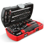 Coffret pocket de serrage / vissage 39 outils + pince multi - fonctions sam outillage pocket - rj