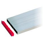 Rgle alu rectangulaire 2 voiles 3 alvoles l 4 m taliaplast 380201