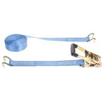 Sangle d'arrimage  crochets bord de rive 4 t bleue 9 m x 50 mm murtra np 4000 / 63 - 9