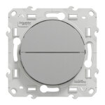 Bouton poussoir odace en aluminium � 2 bouton mont�e / descente pour volets schneider electric s530207 ...