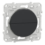 Bouton poussoir odace anthracite � 2 boutons mont�e / descente pour volet schneider electric s540207 ...