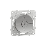 Schneider electric interrupteur odace en aluminium  3 boutons monte / descente / stop pour volet schneider ...