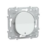 Schneider electric mcanisme poussoir ovalis  fermeture lumineux blanc led bleu 250 v schneider s320276 ...