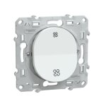 Schneider electric mcanisme poussoir vmc ovalis blanc sans arrt - schneider - s320236