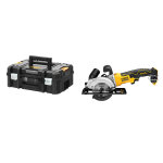 Scie circulaire 18v xr (sans batterie ni chargeur) + coffret tstak ii - dewalt - dcs571nt - xj