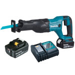 Scie récipro 18v + 2 batteries 5ah + chargeur + coffret - makita - djr186rte Scie récipro 18v + 2 batteries 5ah + chargeur + coffret - makita - djr186rte
