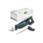 Scie sabre 18 v rsc 18 eb - basic (sans batterie ni chargeur) + coffret systainer sys3 festool 576947 ...