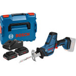Scie sabre 18v gsa 18 v - li c + 2 batteries procore 4ah + chargeur en coffret l - boxx - bosch - 06016a500q ...