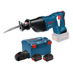 Scie sabre 18v gsa 18v - li + 2 batteries procore 5, 5 ah + chargeur + l - boxx - bosch - 060164j00c Scie sabre 18v gsa 18v - li + 2 batteries procore 5, 5 ah + chargeur + l - boxx - bosch - 060164j00c