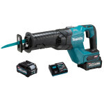 Scie sabre rcipro 40 v xgt + 2 batteries 2, 5ah + chargeur rapide + coffret - makita - jr001gd201